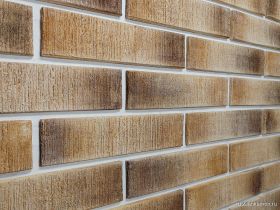 Декоративный Кирпич Русский Камень Владимирски Коньон   Артикул 13.15  Ш25.5хВ6.5хТ0.8 см 1м2