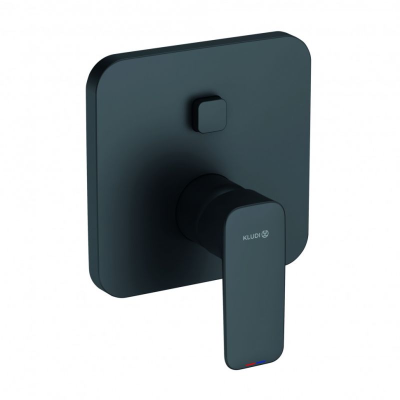 Смеситель для душа Kludi Pure Style внешняя часть, черный матовый 406593975