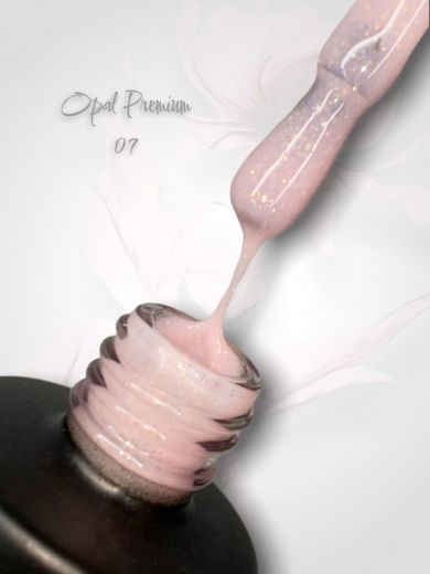 OP07 "OPAL" гель лак с опаловыми блестками