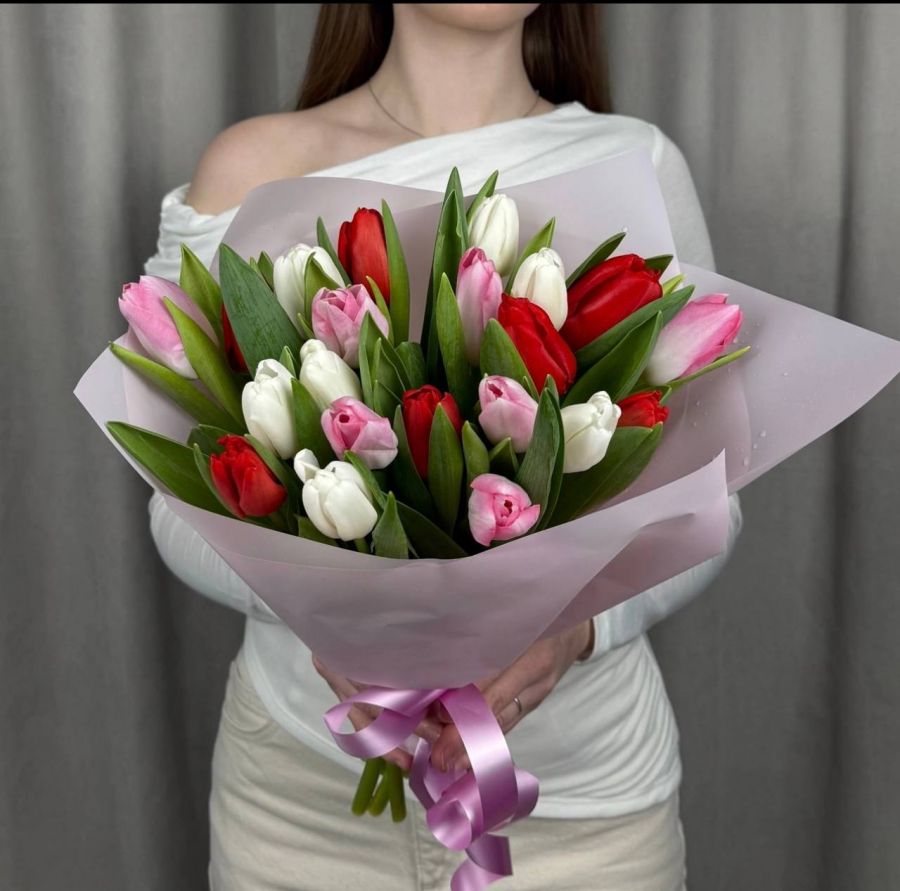 Тюльпан 21 микс в упаковке