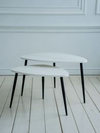 Стол журнал. САВАННА (2шт) (1 - 755*560*465мм, 2 - 580*450*395мм) Сабия