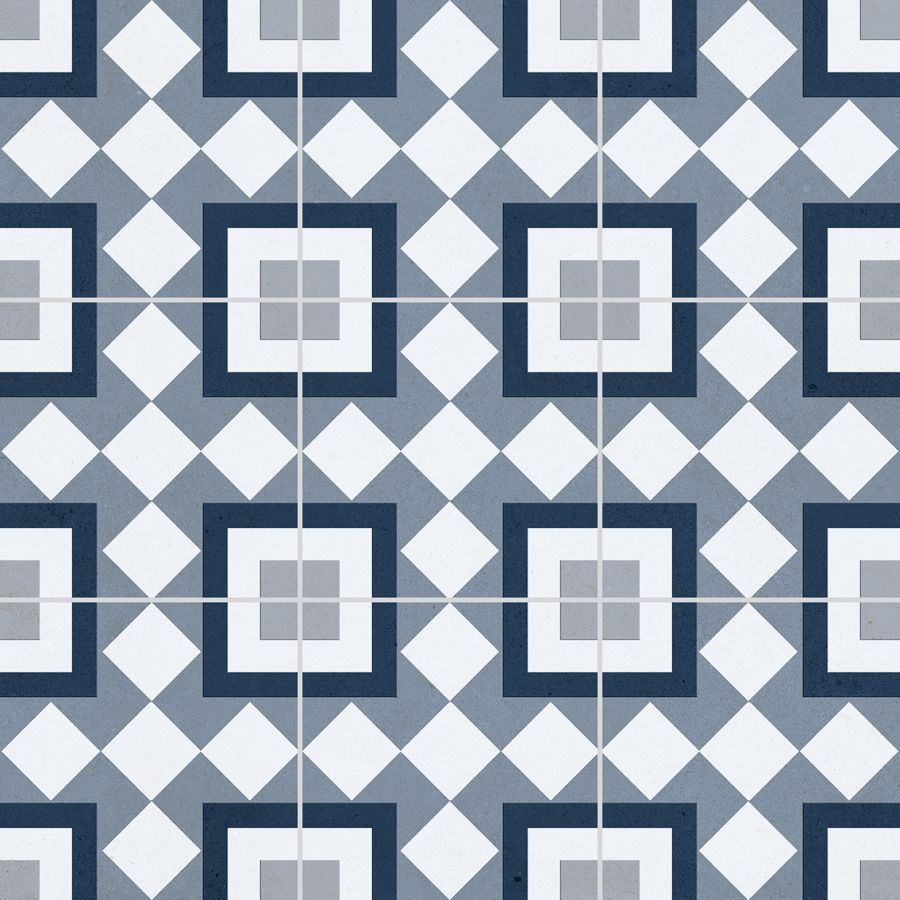 PRE-CUT BRISTOL BLUE 60х60 MATT