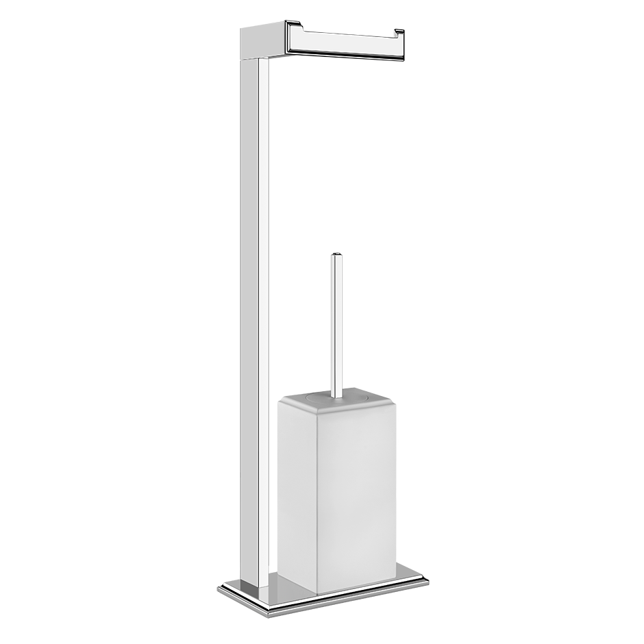 Gessi Eleganza Комплект: Держатель для туалетной бумаги + ёршик 46553