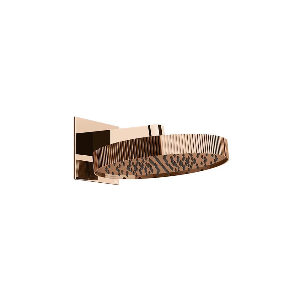 Изображение Верхний душ Gessi Incastri Rigato 75149 настенный короткий кронштейн