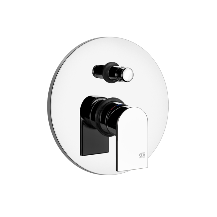 Изображение Встраиваемый смеситель для душа Gessi Emporio Via manzoni на 2 выхода и с переключателем 38656