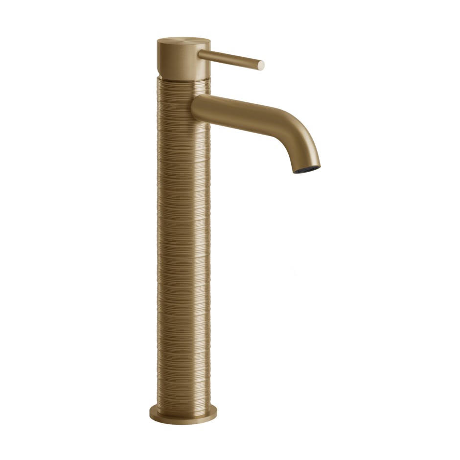 Высокий смеситель для раковины Gessi Trame 54309 без донного клапана ФОТО
