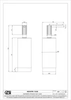 Дозатор Gessi Incastri Dark Smoke 75438 настольный схема 2