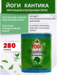 Гранулы от боли в горле и для свежего дыхания "Йоги Кантика", 280 гранул (Yogi Kanthika)