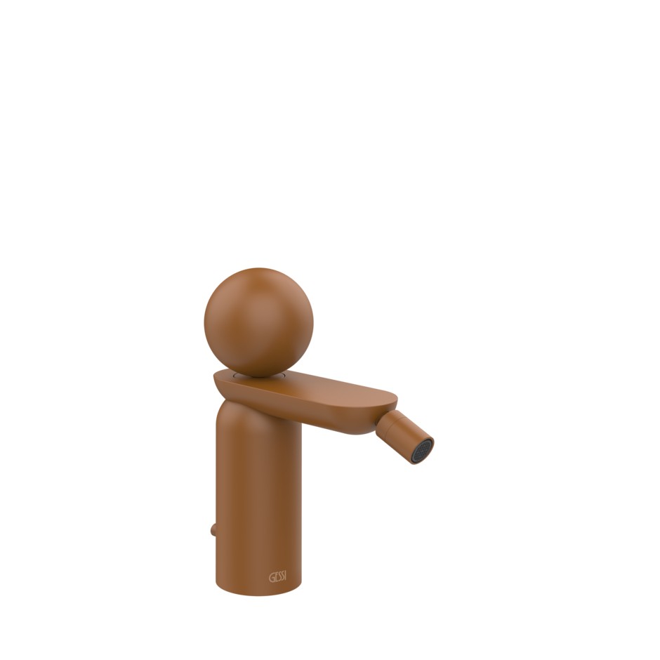 Смеситель для биде Gessi Perle 74007 с металлическим вентилем и донным клапаном ФОТО