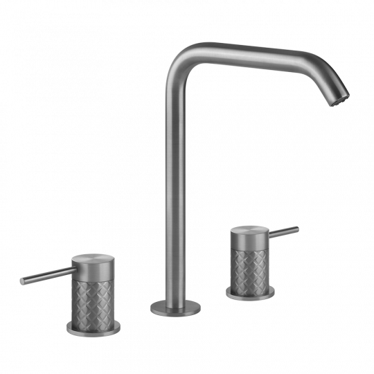 Смеситель для раковины Gessi Intreccio 54111 с фактурными ручками