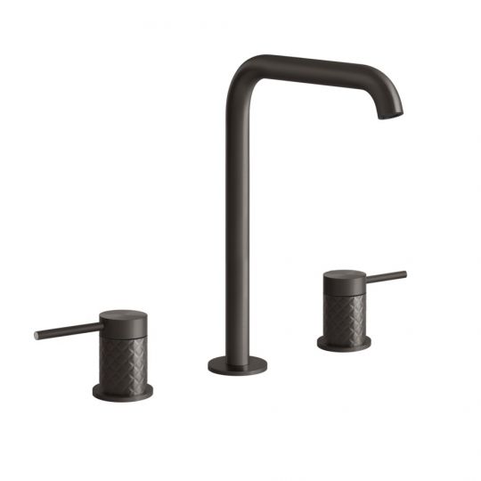Смеситель для раковины Gessi Intreccio 54111 с фактурными ручками схема 3