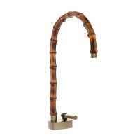 Смеситель для раковины Gessi Jacqueline 77003 с высоким поворотным изливом и металлическим вентилем без донного клапана схема 3