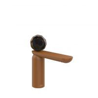 Смеситель для раковины Gessi Perle 74202 низкий с вентилем из муранского стекла Sfaccettato без донного клапана схема 11