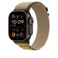 Часы Apple Watch Ultra 2 GPS + Cellular 49mm Black Titanium Case with Tan Alpine Loop (S)