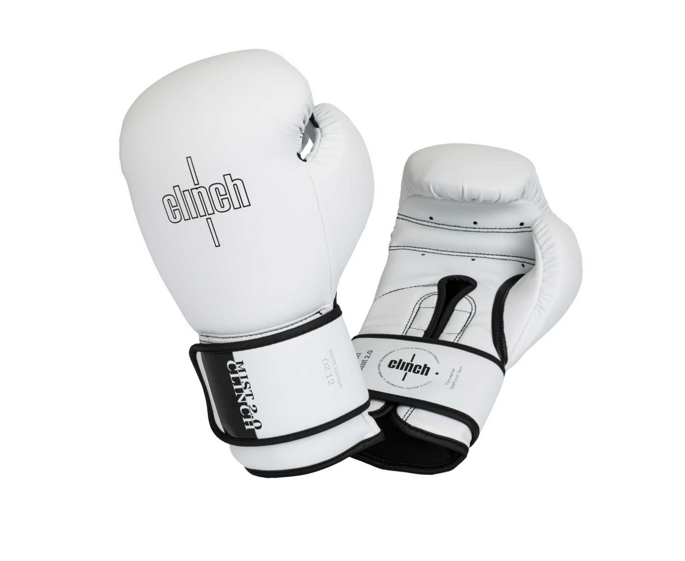 Перчатки боксерские Clinch Mist 2.0 белые, 8 унц., артикул C183