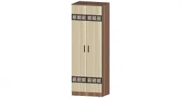 Коста-Рика Шкаф 2х ств. (ш800*г570*в2300мм) Ясень шимо темный/ясень шимо светлый