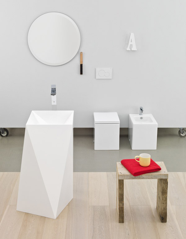 Напольная раковина Artceram Sharp OSL008 50х50 ФОТО