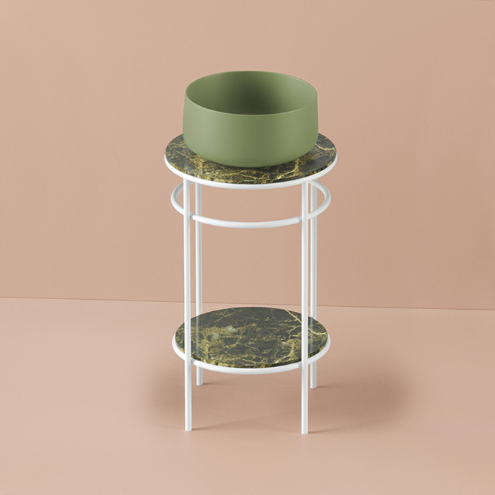 Изображение Консоль для раковины в ванную металлическая Artceram Vogue ACA058