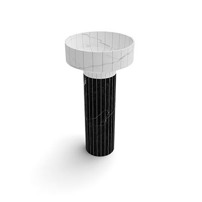 Раковина напольная из мрамора Antonio Lupi Lavabi 024 45х45 см