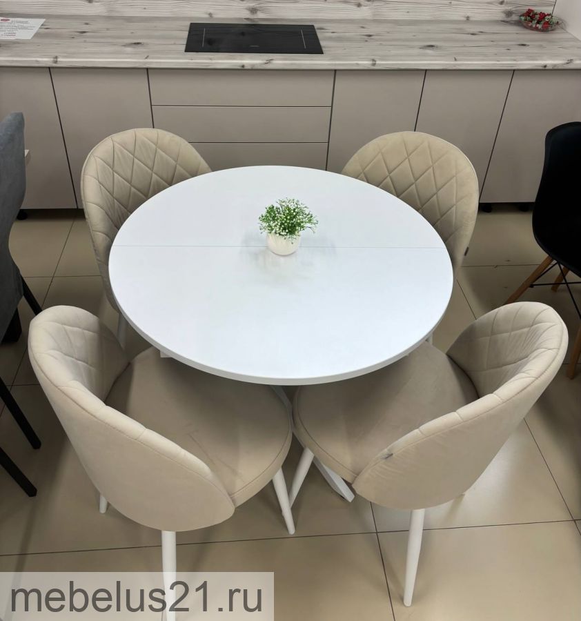 Стол круглый Норд раздвижной