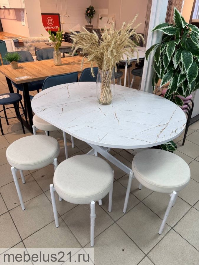 Стол круглый Норд раздвижной