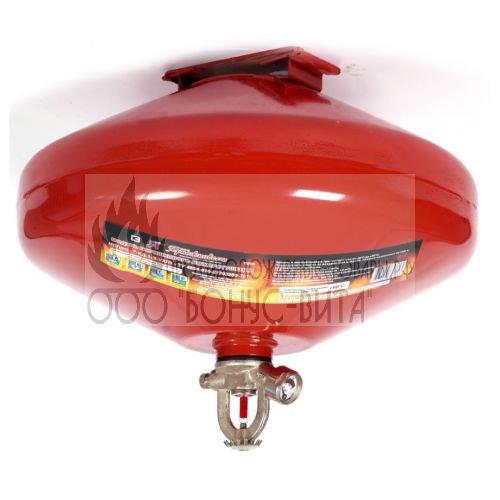 Модуль порошкового пожаротушения МПП-7 с термочувствительной колбой (температура срабатывания +68°С)