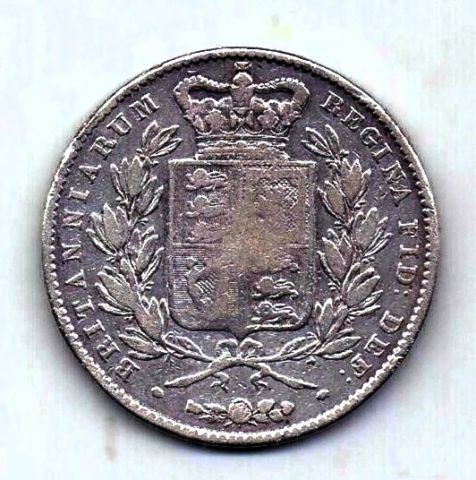 1 крона 1844 Великобритания XF