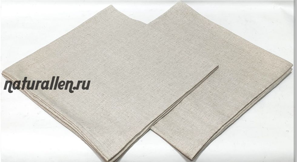 Простынь изо льна "Серая" (1,5 сп)