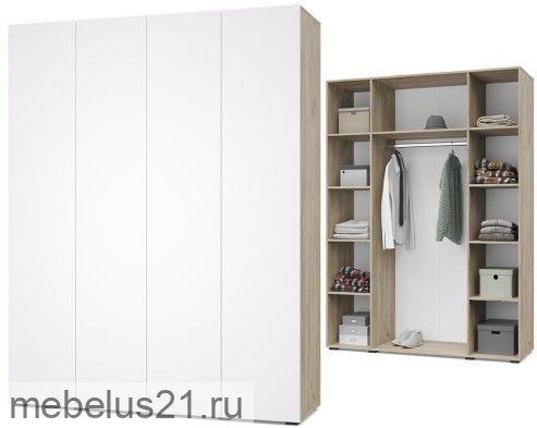 Шкаф 4-х дверный Челси Ч41