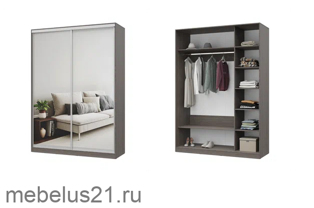 Шкаф купе с зеркалами 170 Роланд