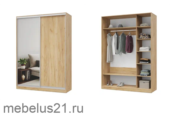 Шкаф купе с зеркалом 150 Роланд