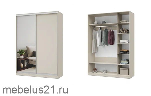 Шкаф купе с зеркалом 150 Роланд