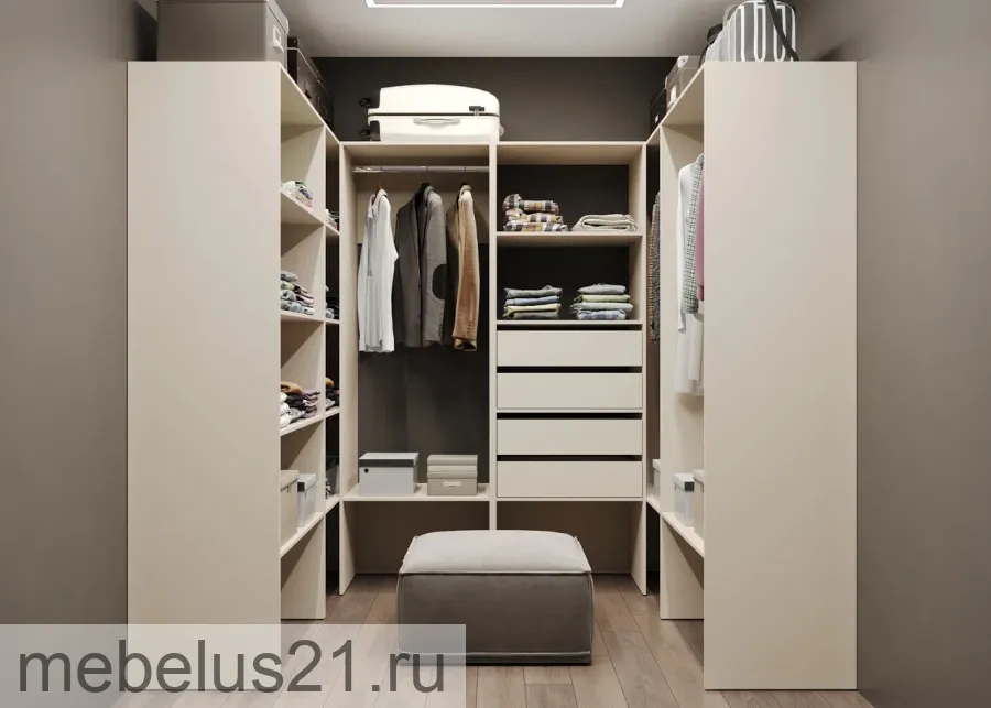 Стеллаж 900 со штангой