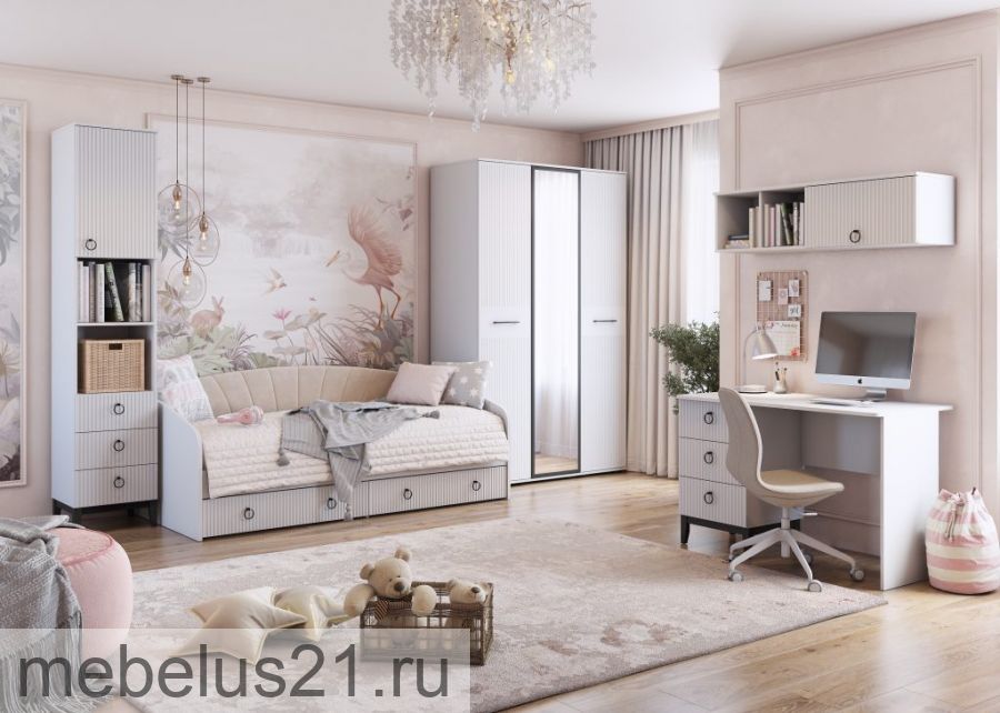 Кровать детская с выдвижным ящиком Шарлиз