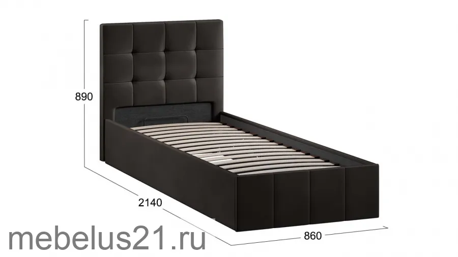 Кровать мягкая с ПМ Эмма
