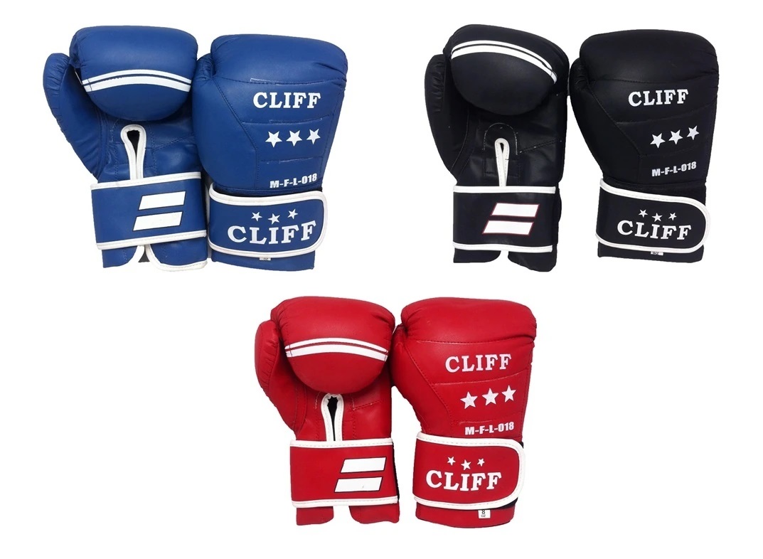 Перчатки боксерские CLIFF, ANTIGUE (Microfiber) 8 oz синие