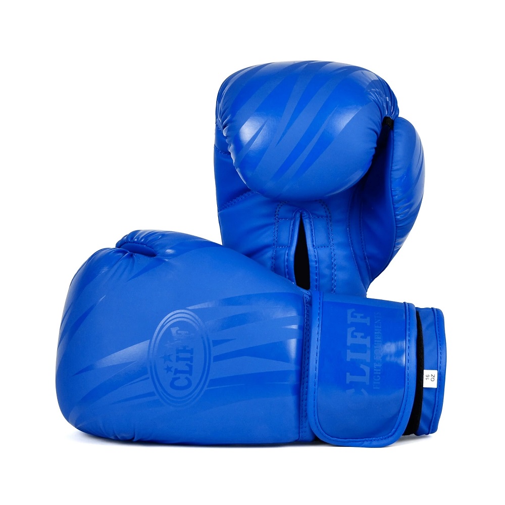 Перчатки боксерские cliff, CF-1 матовые (FLEX)12 oz синие