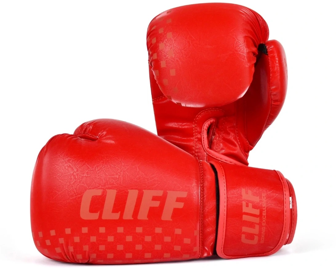 Перчатки боксерские cliff,  333 (PU) 10 oz красные