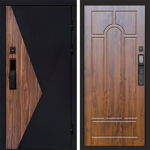 Входная дверь ВДК Матрикс с электронным замком - Арка Дуб