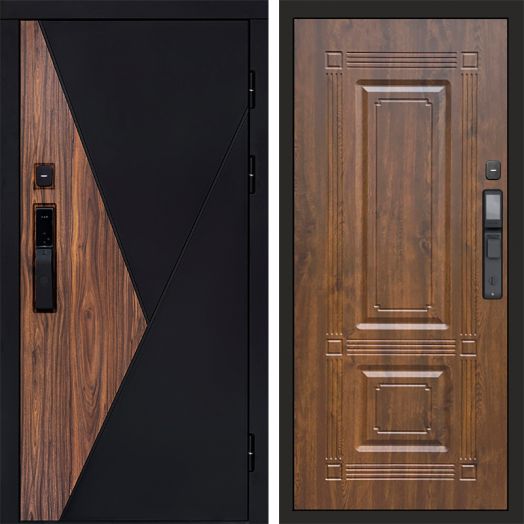 Входная дверь ВДК Матрикс с электронным замком - Мадрид Дуб