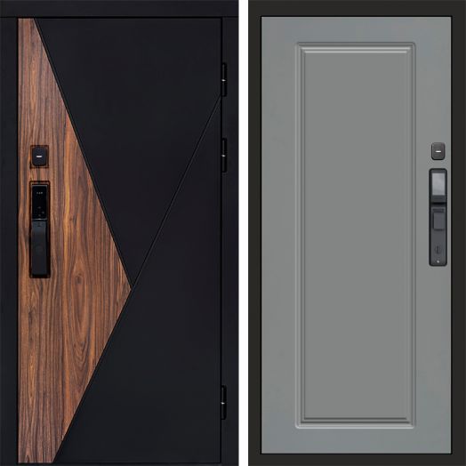 Входная дверь ВДК Матрикс с электронным замком - Гранд Грей софт