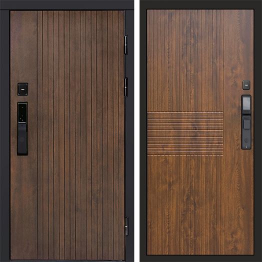 Входная дверь ВДК Твист Ультра с электронным замком - Мастино Дуб