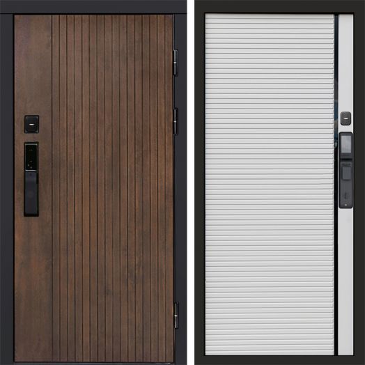 Входная дверь ВДК Твист Ультра с электронным замком - Porte white