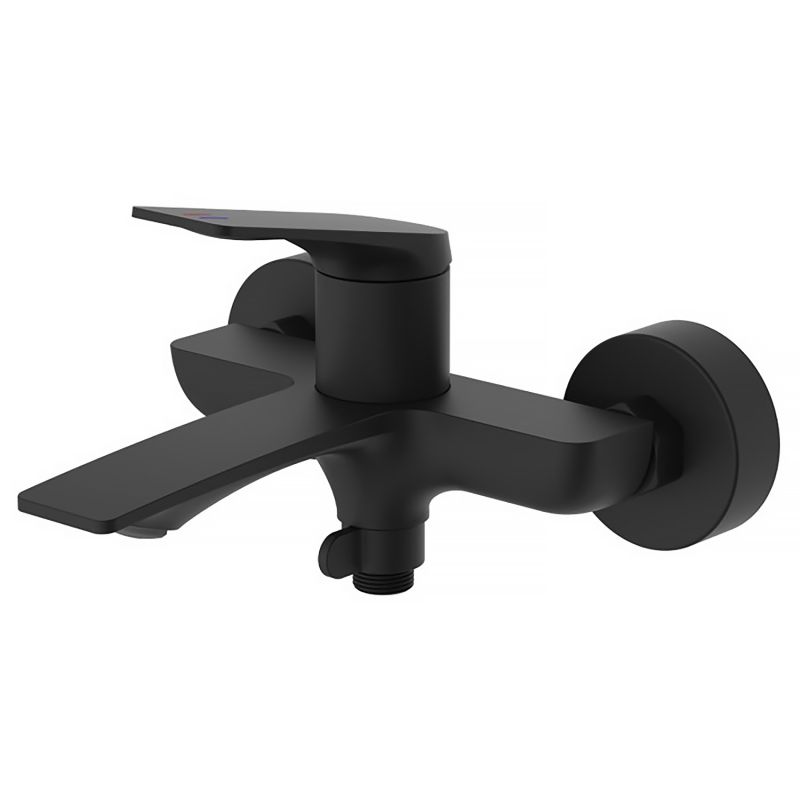 Смеситель для ванны Azario Lursy с ручным душем, черный матовый AZ-K3049B