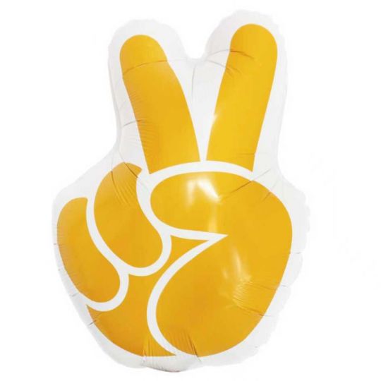 Жест смайл шар фольгированный фигурный с гелием