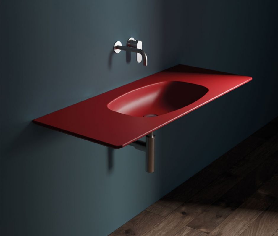 Подвесная раковина Flaminia NudaFlat 120 ND120L 120х48,5х12 см ФОТО
