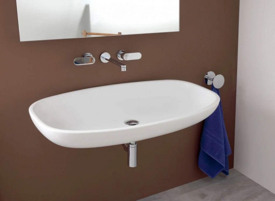 Подвесная раковина Flaminia Nuda 95 5082 95х54,5х17 см ФОТО