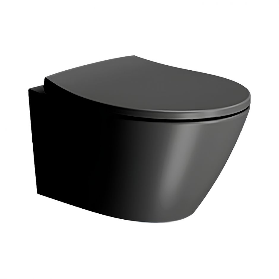 Изображение Подвесной унитаз GSI MODO 981626 Swirlflush, для крепежа FISR2, чёрный матовый Ardesia