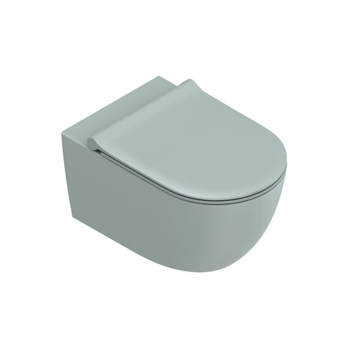 Унитаз подвесной безободковый Catalano SFERA 511550001 55x35 см смыв Tornado покрытие Cataglaze+ без крепежа ФОТО