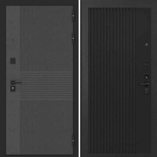 Входная дверь Бункер БН 05 - 29 Черный кварц